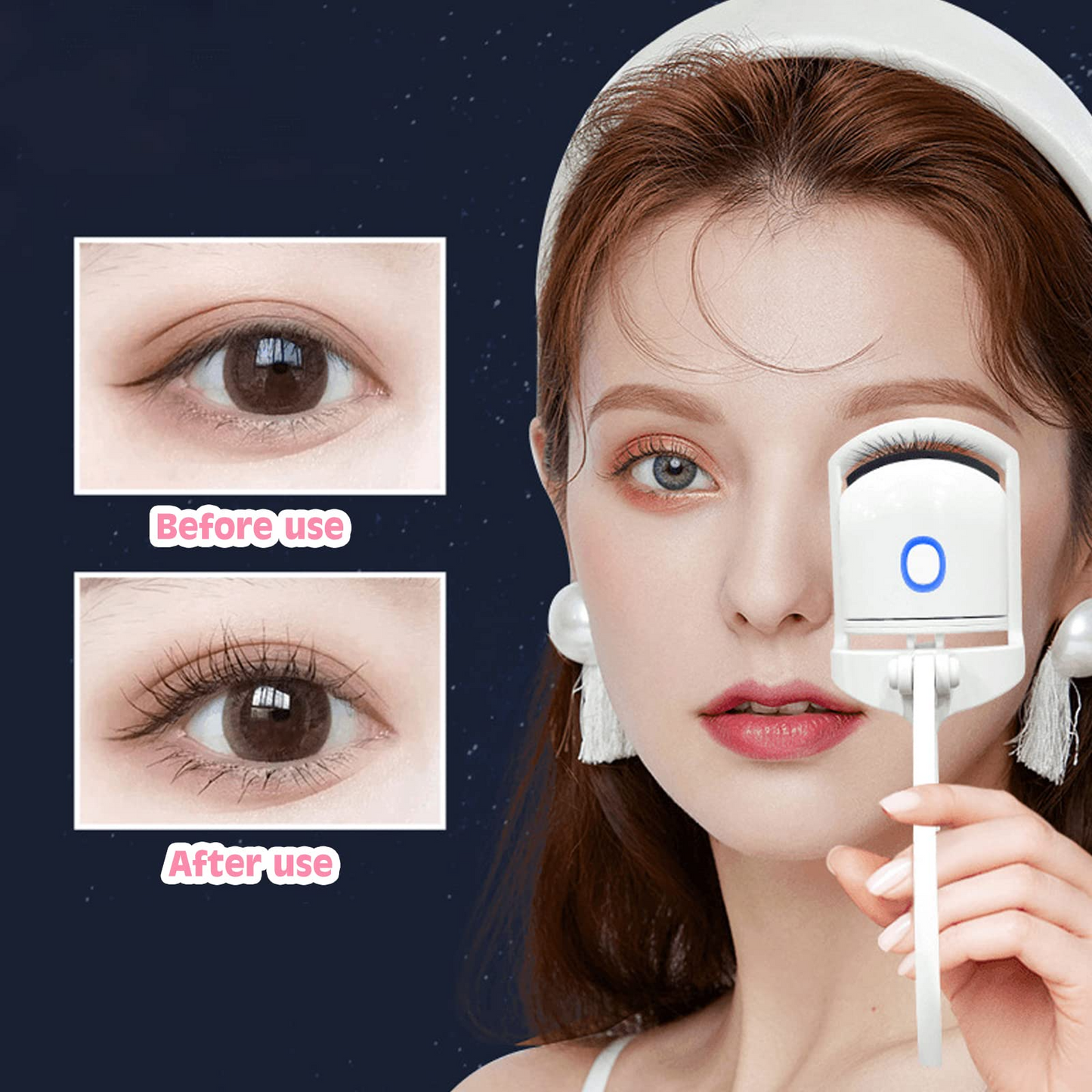 Vireli™ Heated Lash Curler – Lift & Curl in Seconds